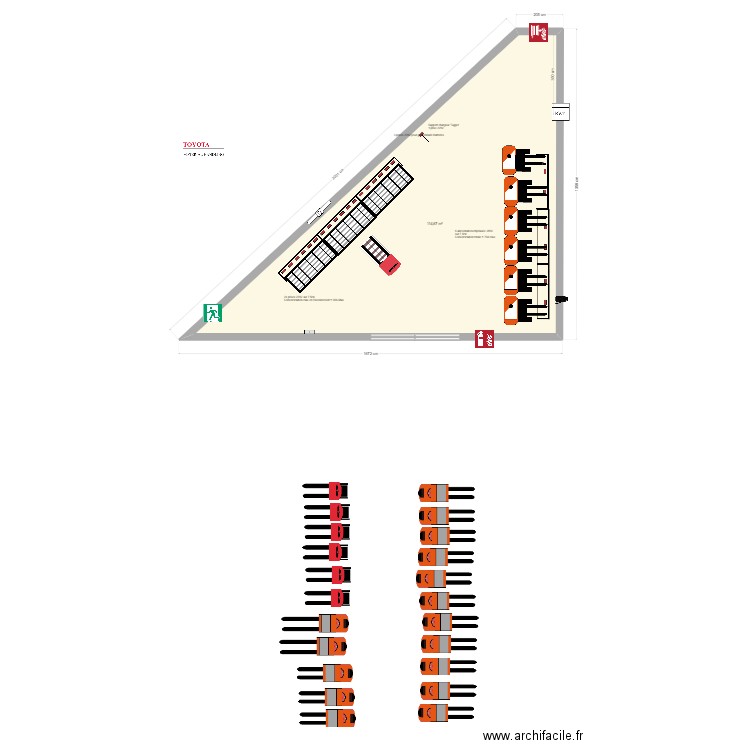 SDC Lagardere Marly La Ville avec table de charge v2. Plan de 1 pièce et 115 m2