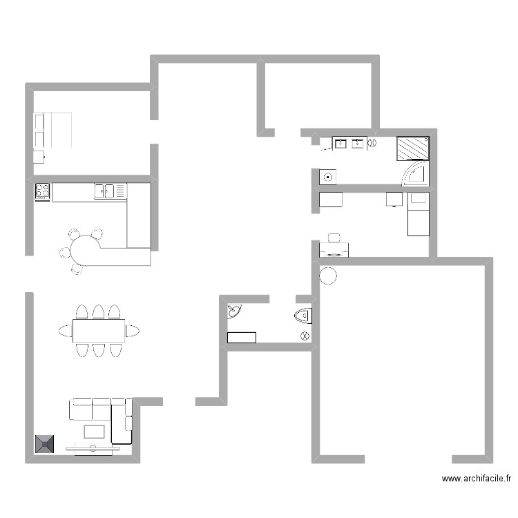 Maison future. Plan de 0 pièce et 0 m2