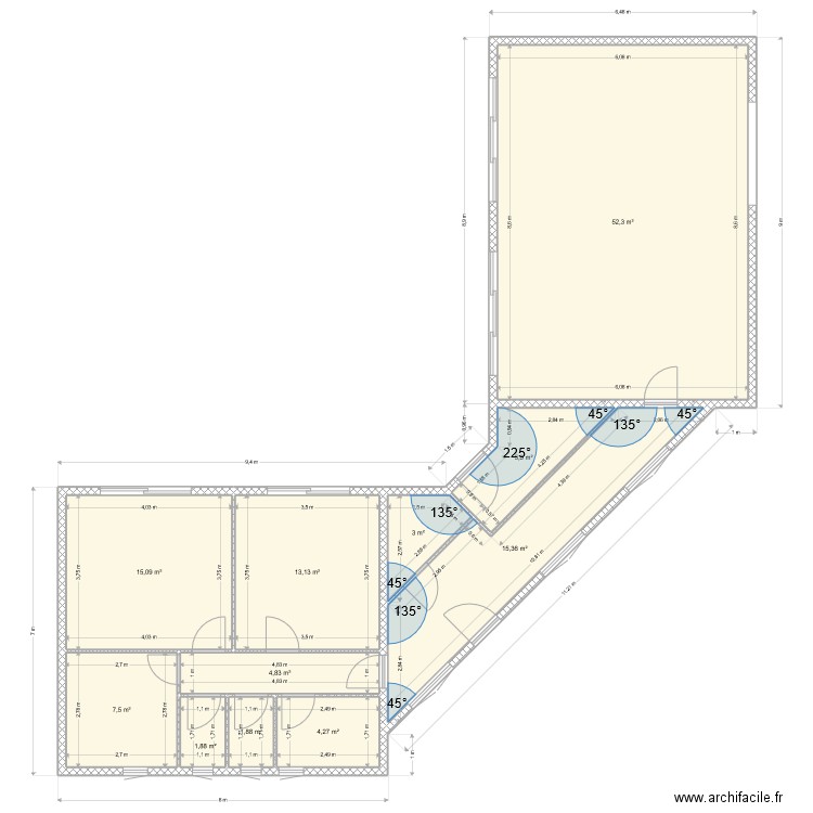 Vabres. Plan de 0 pièce et 0 m2