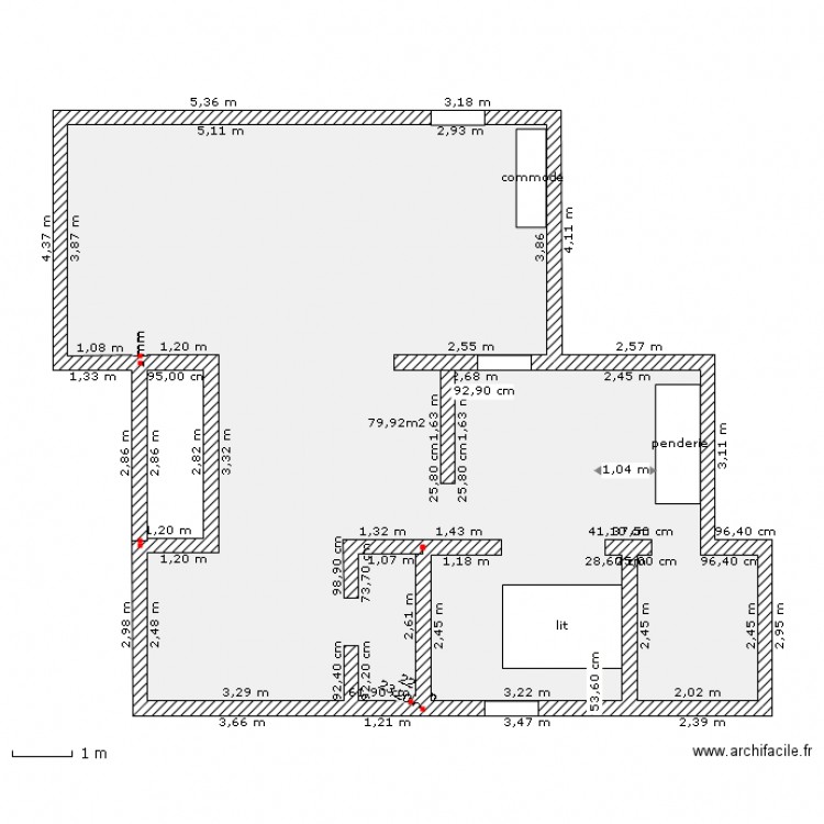 pourpiersv6. Plan de 0 pièce et 0 m2