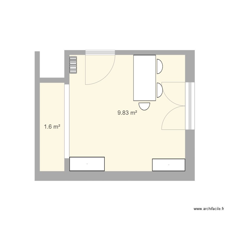 SALLE DE PAUSE R1. Plan de 0 pièce et 0 m2