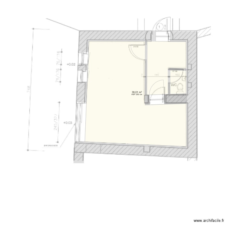 projet. Plan de 0 pièce et 0 m2