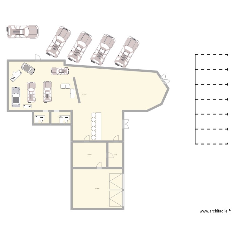 hyundai st gratien. Plan de 6 pièces et 279 m2