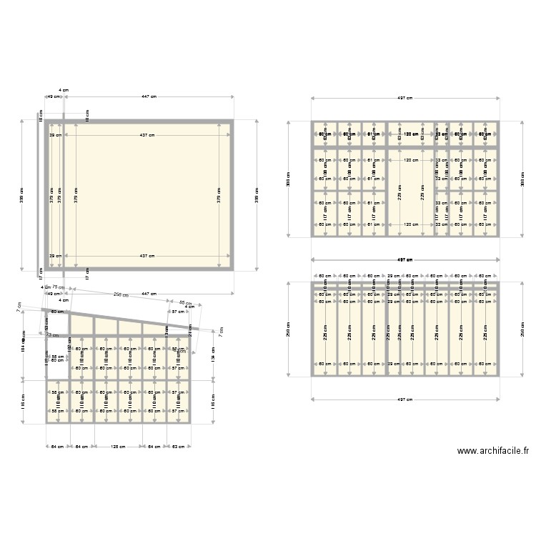 abri jardin. Plan de 0 pièce et 0 m2