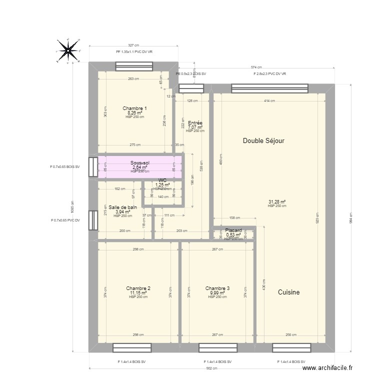 Ml24015839 CASEIRO. Plan de 9 pièces et 76 m2