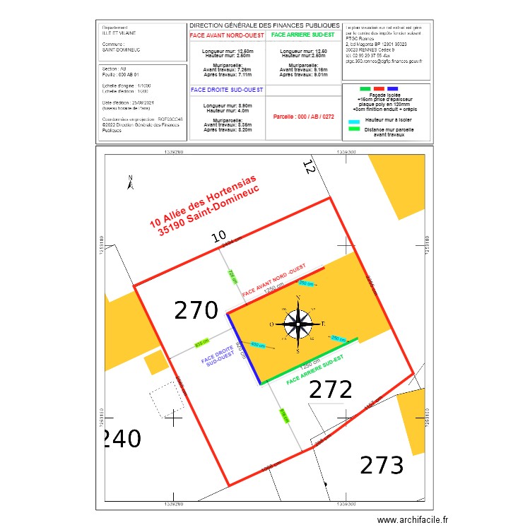 DP2 ASNAR - MORIN . Plan de 0 pièce et 0 m2