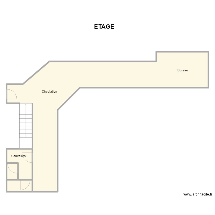 CARTONNAGES DE LA TURDINE ETAGE ZONE 4. Plan de 4 pièces et 227 m2