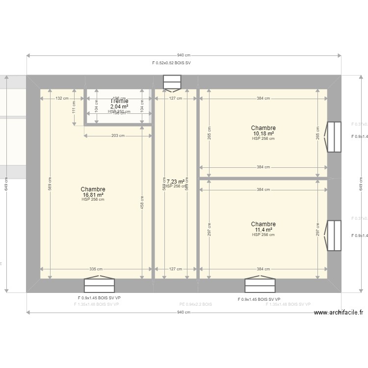 ML24011515 DESPAX Jérémy. Plan de 12 pièces et 125 m2