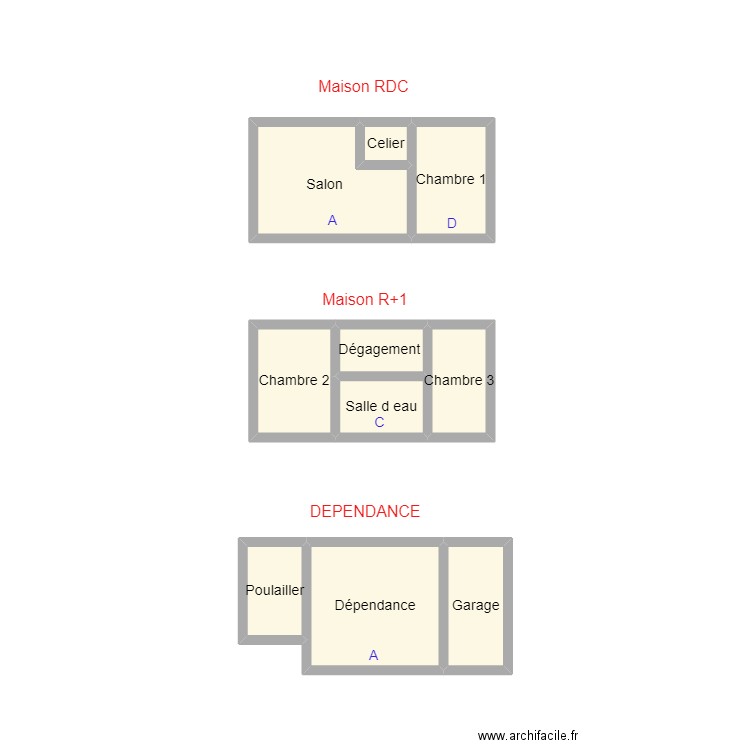 PLAN 2407 CONSORTS ROMEUR. Plan de 10 pièces et 11 m2