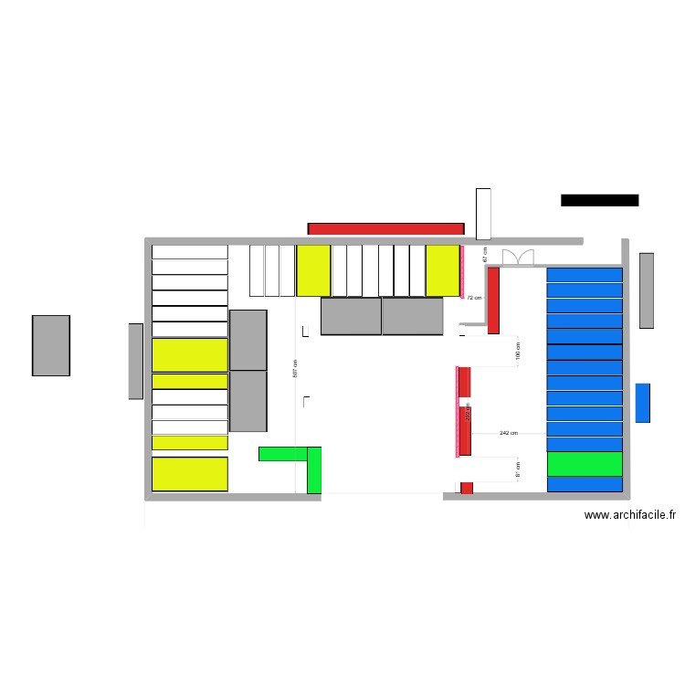 VERTICAL der 900 paires. Plan de 0 pièce et 0 m2