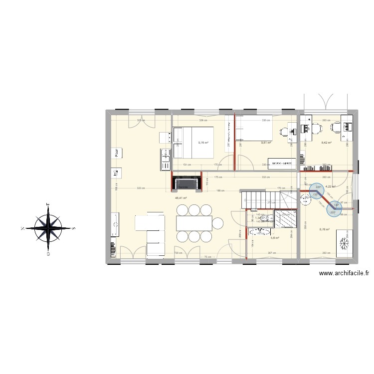 MAISON INITIAL ST GEORGE MODIFICATION V2 AVEC ETAGE. Plan de 20 pièces et 192 m2