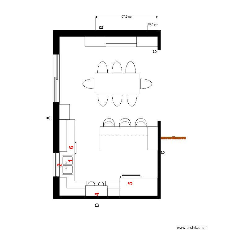 Josette plomberie. Plan de 0 pièce et 0 m2