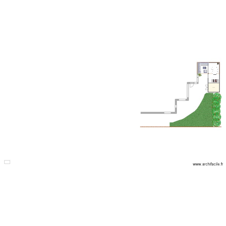 Overkapping 2. Plan de 1 pièce et 5 m2