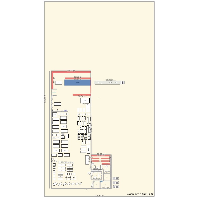 sdg4. Plan de 17 pièces et 175 m2