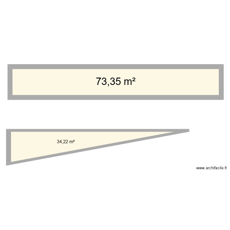 CLOTURE 1. Plan de 2 pièces et 108 m2