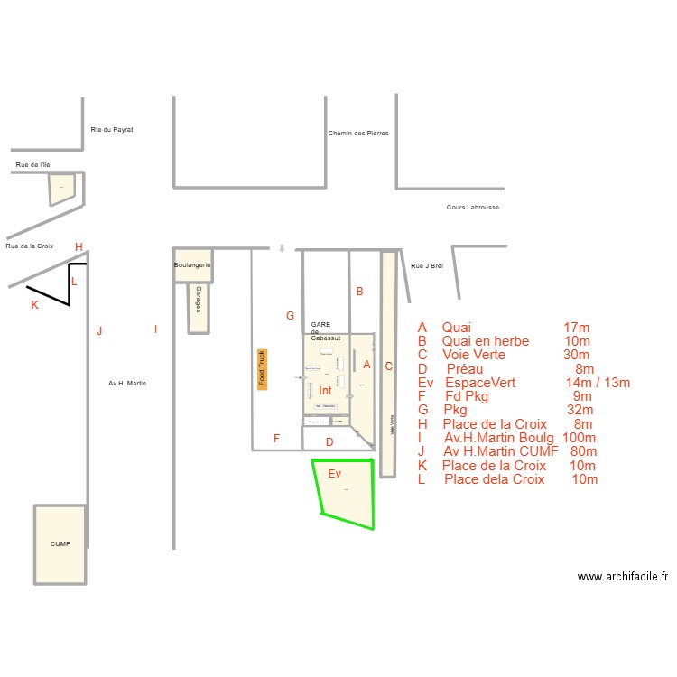 Braderie 2024 C+Légende. Plan de 12 pièces et 631 m2