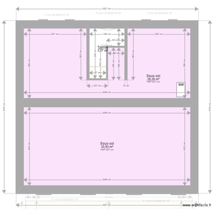 ML24007485. Plan de 16 pièces et 204 m2