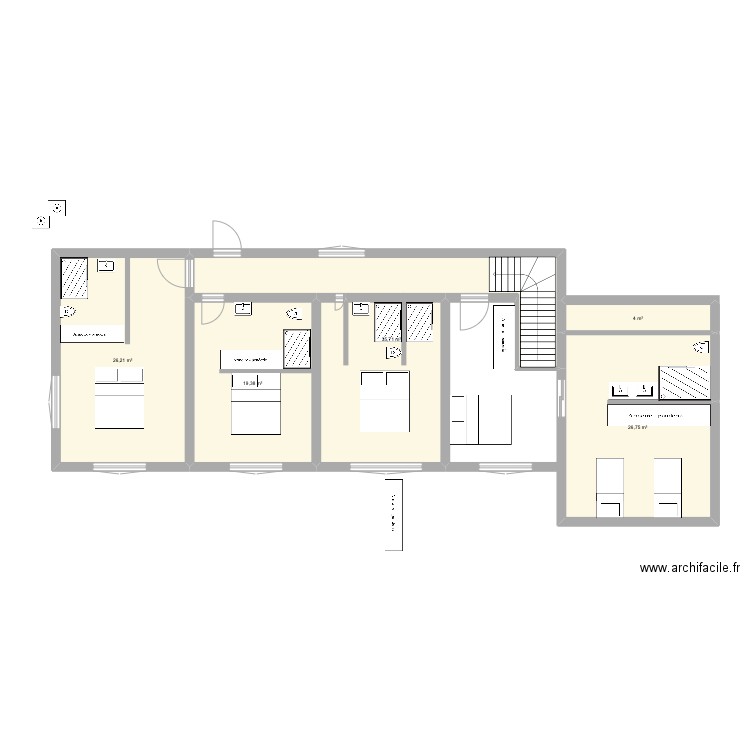 3.7. v3. Plan de 5 pièces et 112 m2