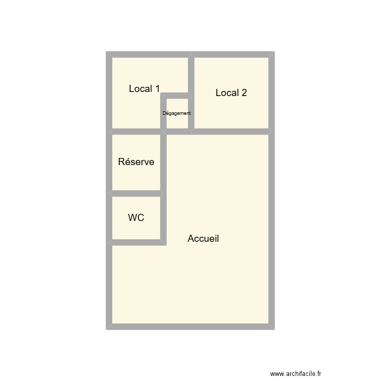 SCI MAMBO. Plan de 6 pièces et 13 m2