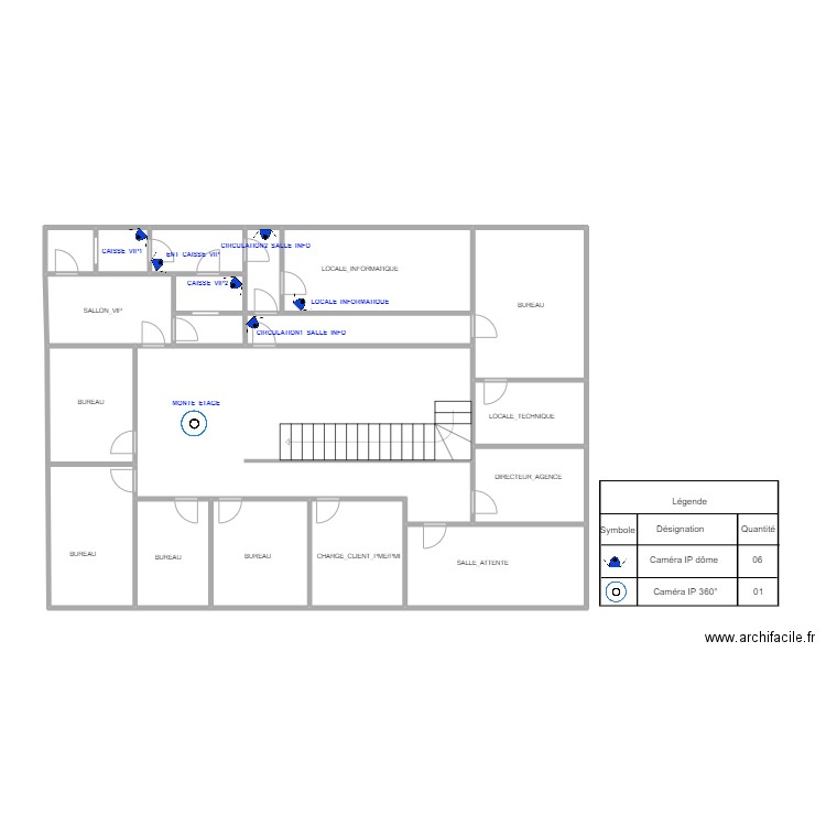 Plan video etage agb yde. Plan de 18 pièces et 94 m2