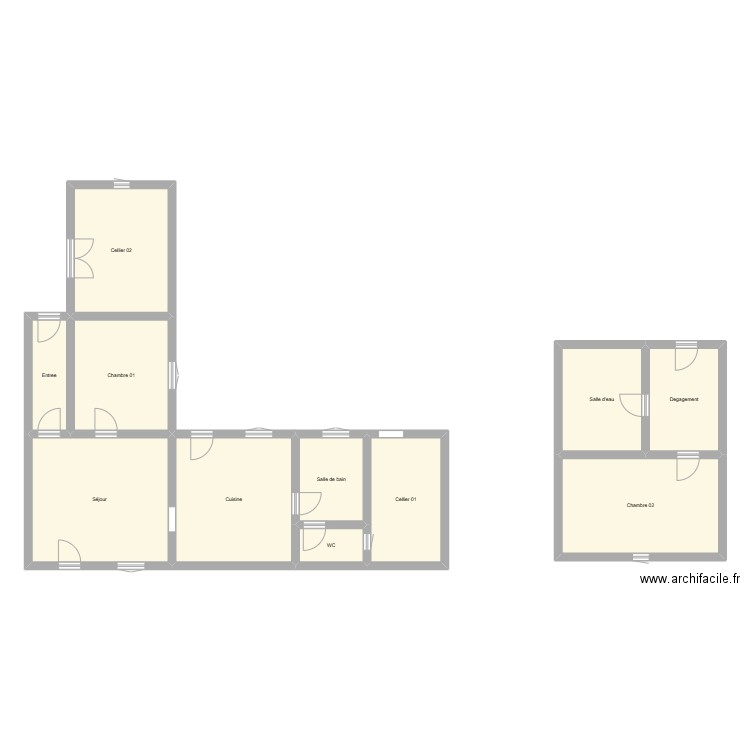 350602113. Plan de 11 pièces et 136 m2