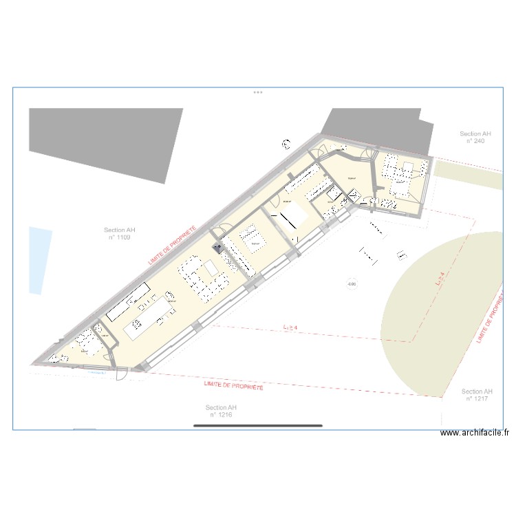 PLAN 3 CHAMBRES + SDJ . Plan de 9 pièces et 142 m2