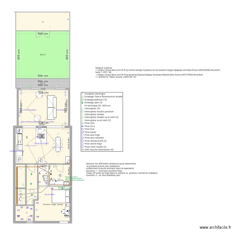 RDC_RogerSalengro_2. Plan de 12 pièces et 118 m2