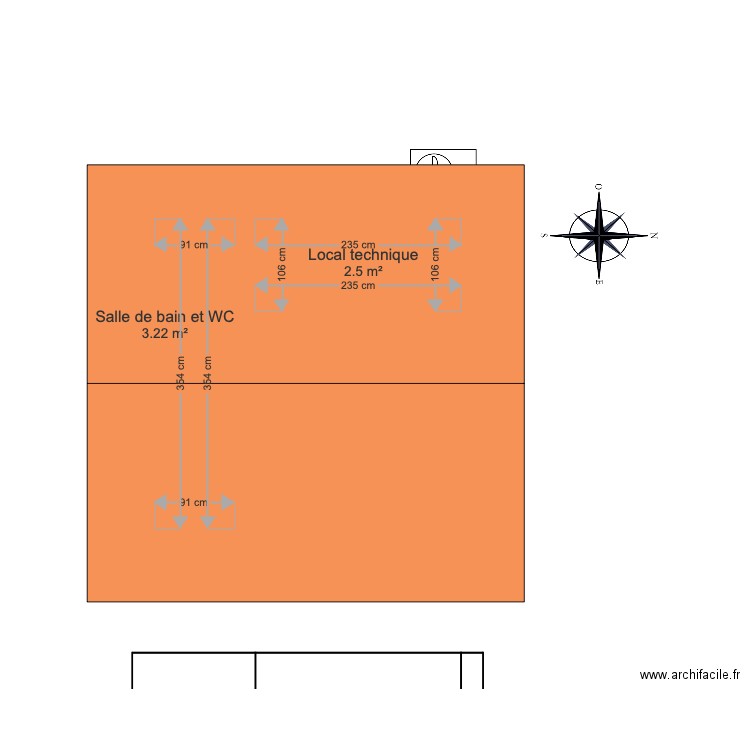 LOCAL TECHNIQUE. Plan de 0 pièce et 0 m2