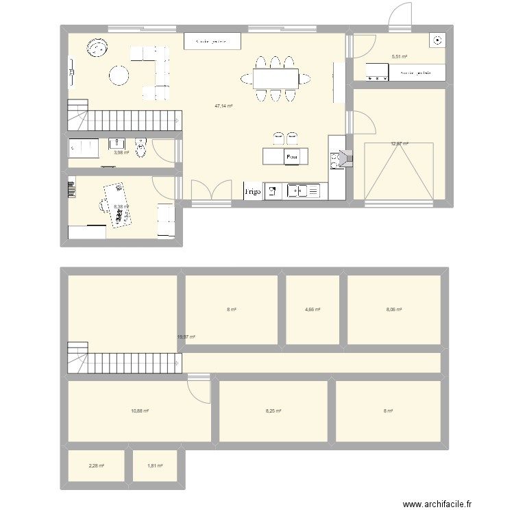 titre. Plan de 0 pièce et 0 m2