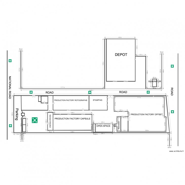  PLAN BEKOKO SANS FENETRE 2. Plan de 0 pièce et 0 m2