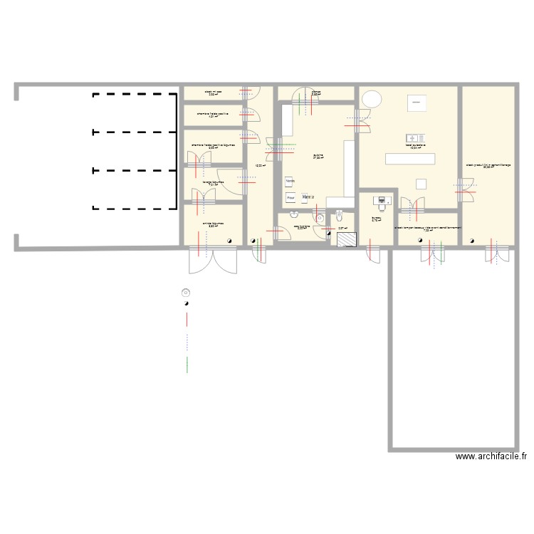 exemple 1. Plan de 0 pièce et 0 m2