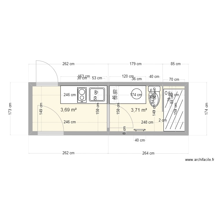 Sanzillon. Plan de 0 pièce et 0 m2