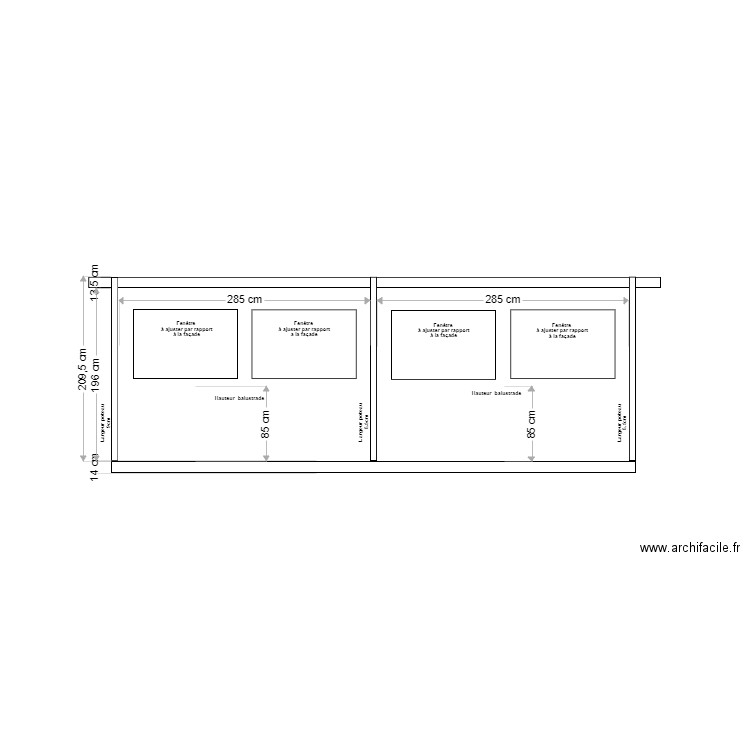 Façade Avant Mobil Home. Plan de 0 pièce et 0 m2