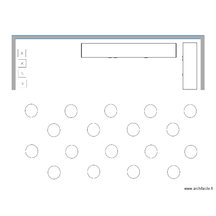 Espace cocktail. Plan de 0 pièce et 0 m2