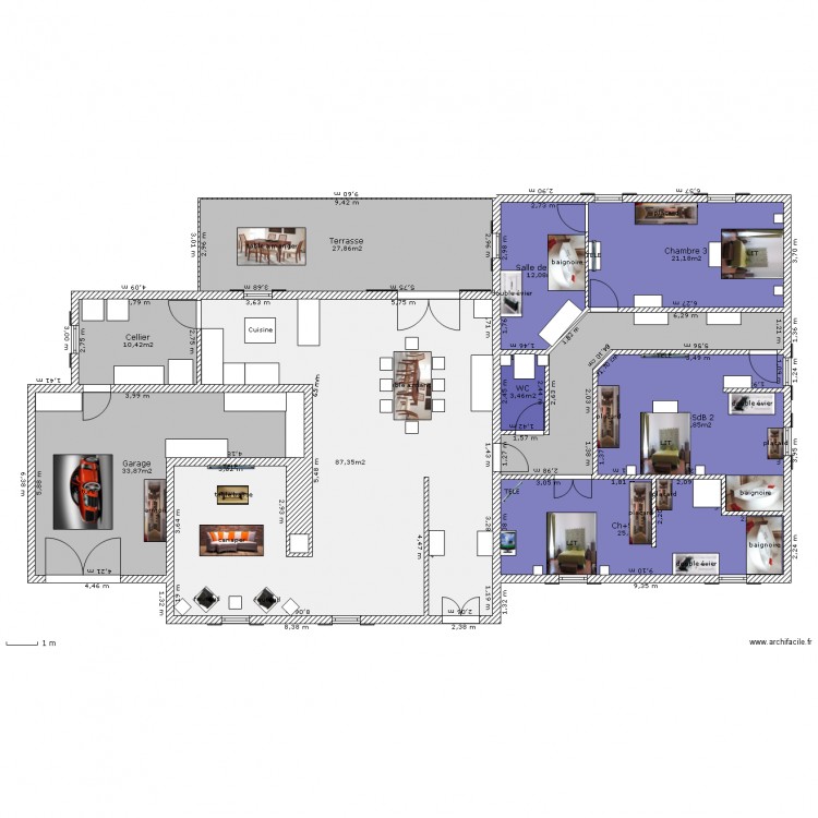 maison du client. Plan de 0 pièce et 0 m2