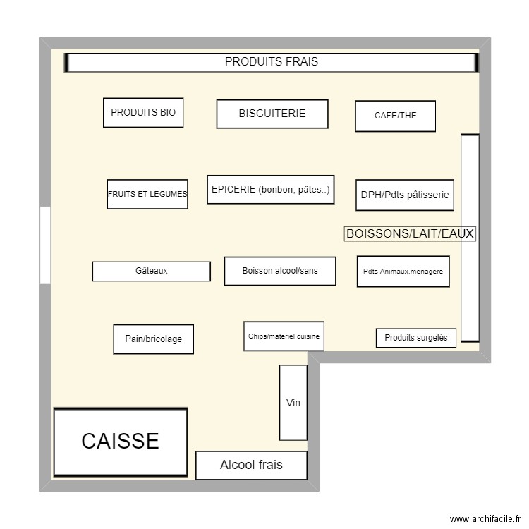 carrefourcity. Plan de 1 pièce et 89 m2