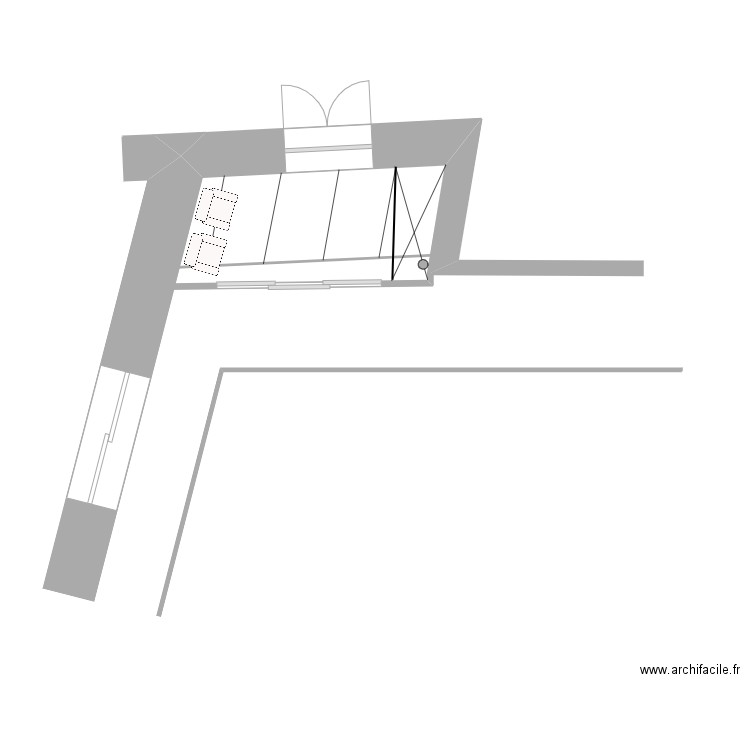 véranda séjour. Plan de 0 pièce et 0 m2