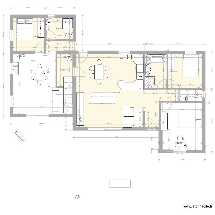 aménagement maison8. Plan de 0 pièce et 0 m2