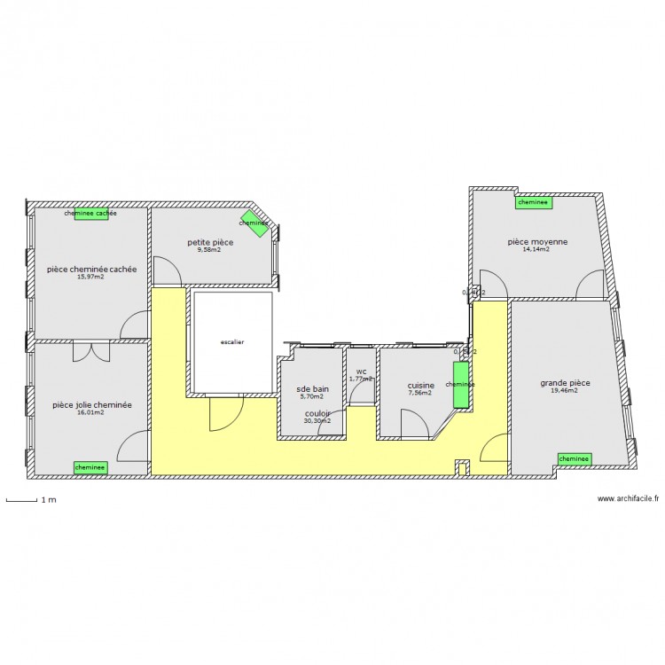 lyonnais. Plan de 0 pièce et 0 m2