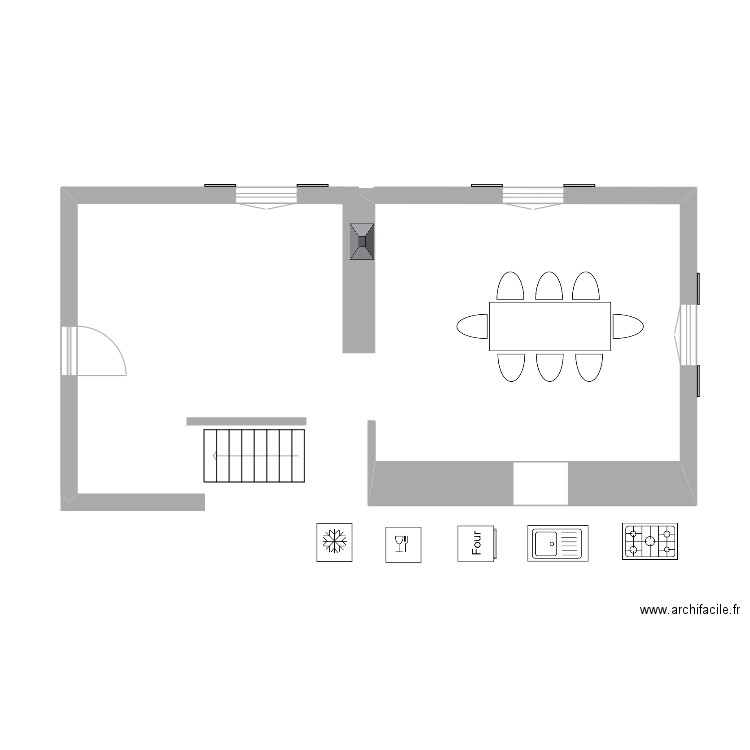 A&A_cuisine. Plan de 0 pièce et 0 m2