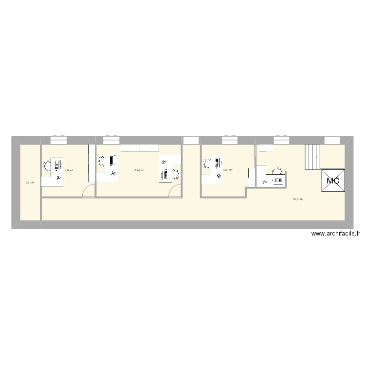 proposition préau gille. Plan de 0 pièce et 0 m2