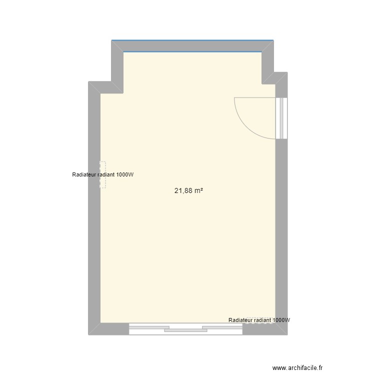 Pièce atelier. Plan de 0 pièce et 0 m2