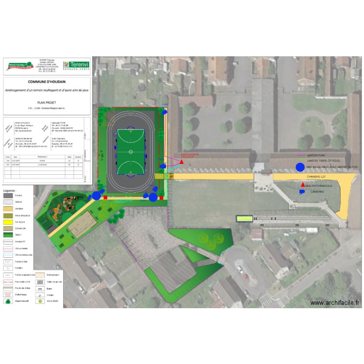 PROJET CITY STADE VIDEOSURVEILLANCE v2. Plan de 0 pièce et 0 m2