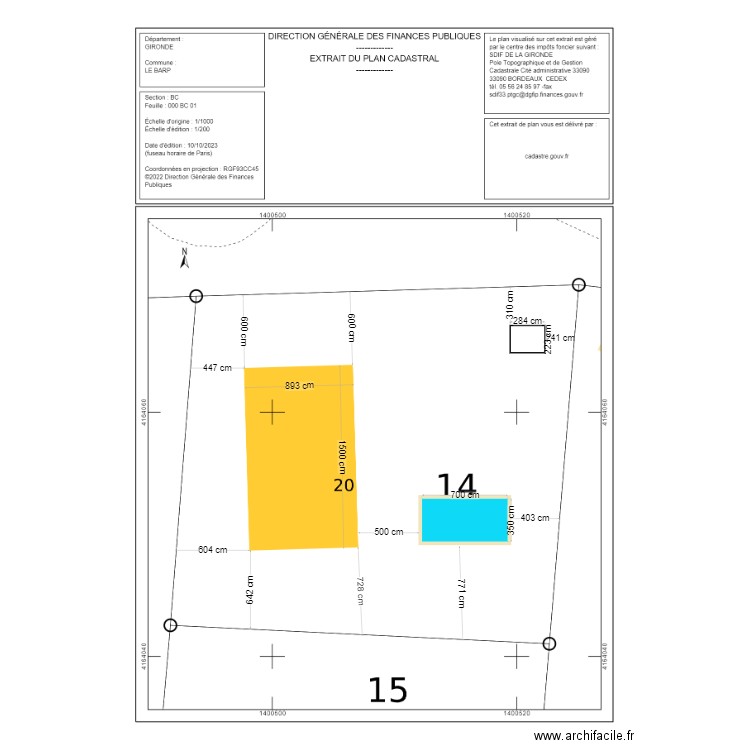 plan terrain 01. Plan de 0 pièce et 0 m2