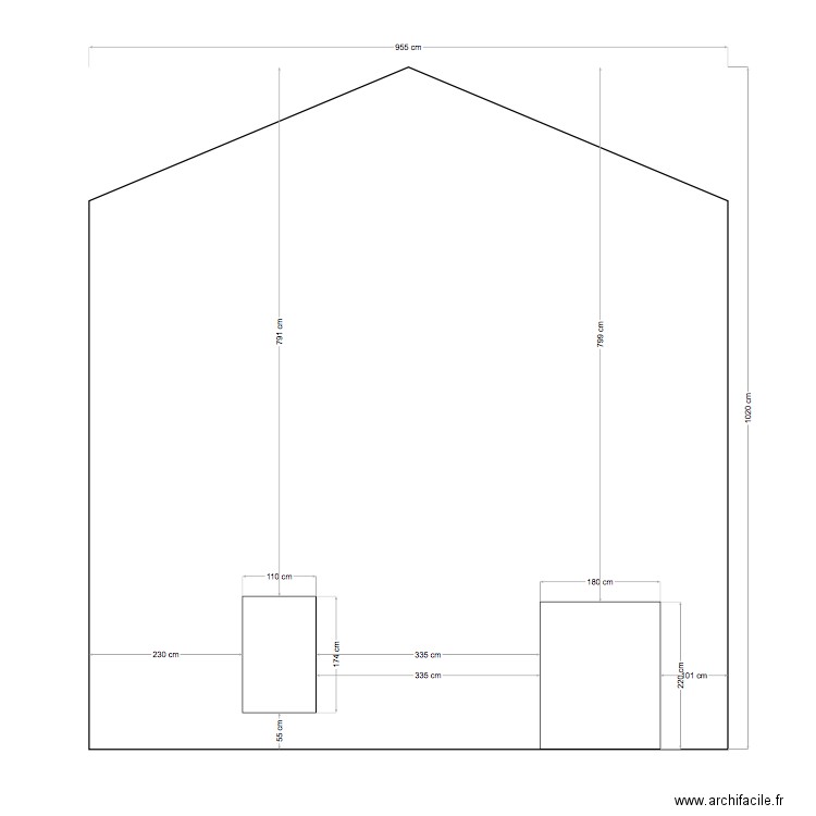 facade rose gauche. Plan de 0 pièce et 0 m2