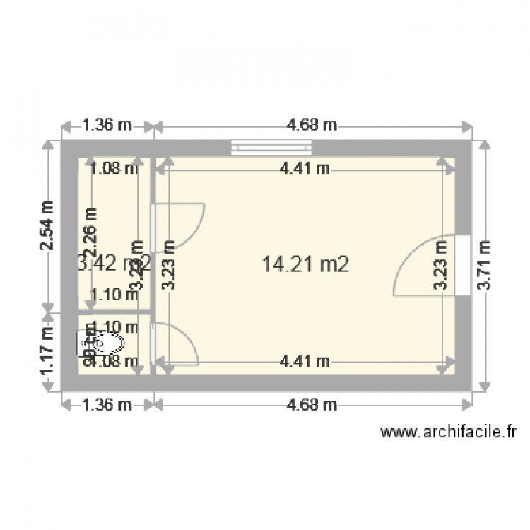 Local technique. Plan de 0 pièce et 0 m2