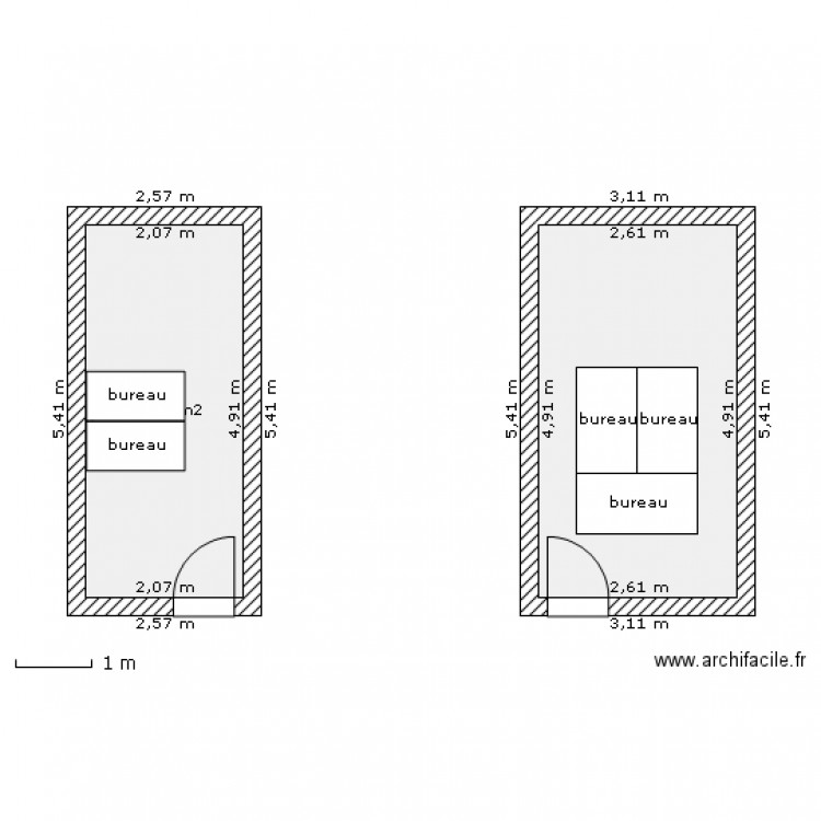 plan actuel salle de reunion 2 et 3. Plan de 0 pièce et 0 m2