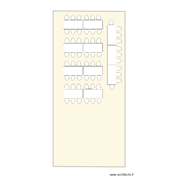 plan de table 1. Plan de 0 pièce et 0 m2