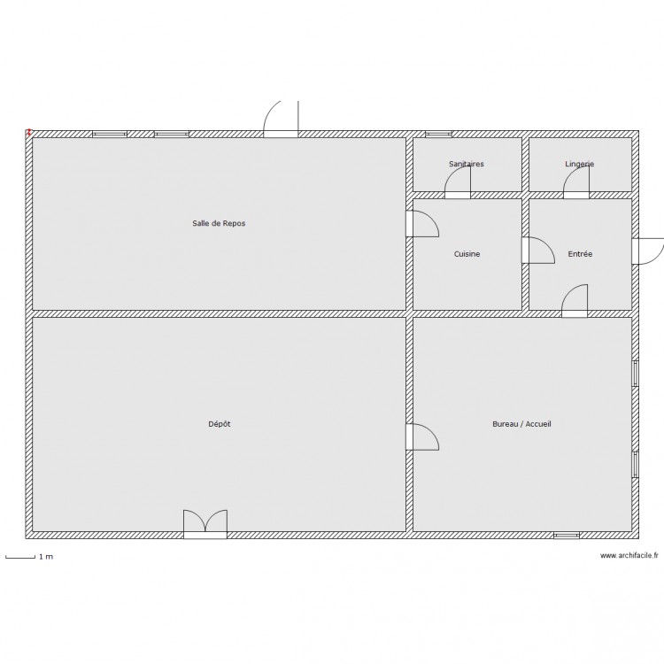 Rez de chaussée. Plan de 0 pièce et 0 m2