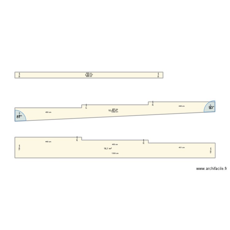 muret. Plan de 0 pièce et 0 m2